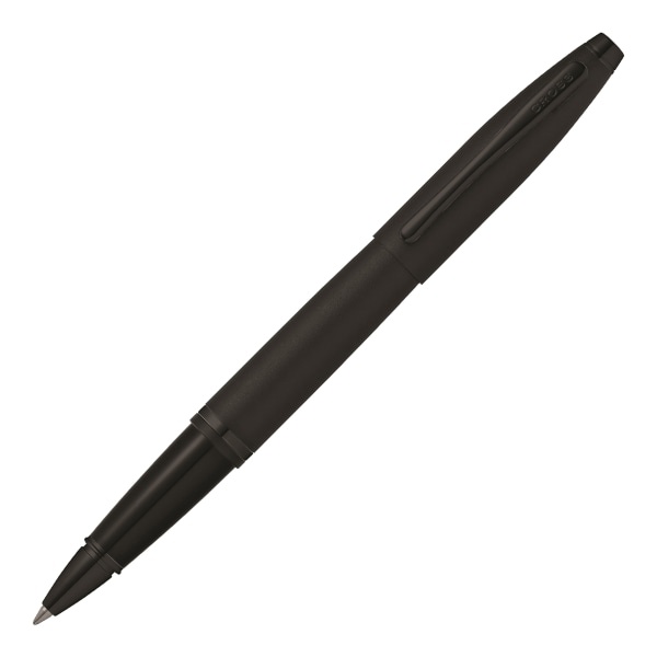 slide 1 of 1, Cross Calais Rollerball Pen, Medium Point, 0.7 Mm, White/Rose Gold Barrel, Black Ink, 1 ct