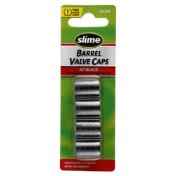 Slime Barrel Valve Caps, Black