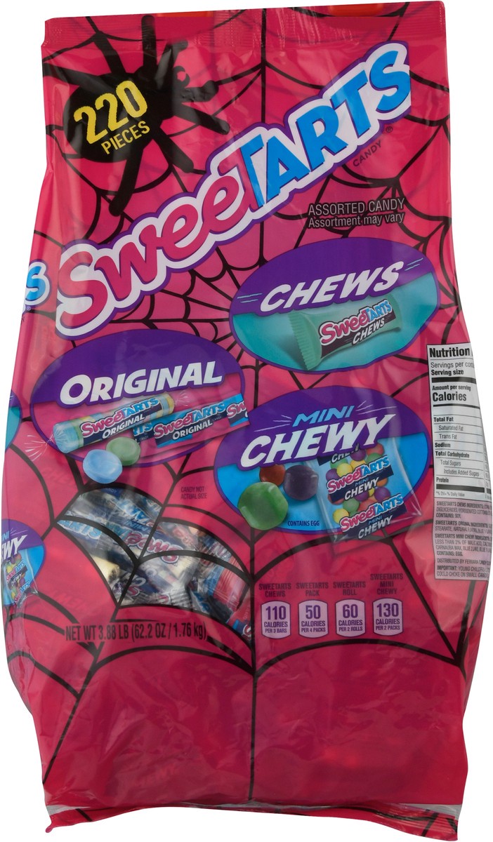 slide 14 of 14, SweeTARTS Original/Chews/Mini Chewy Assorted Candy 220 Pieces, 220 ct