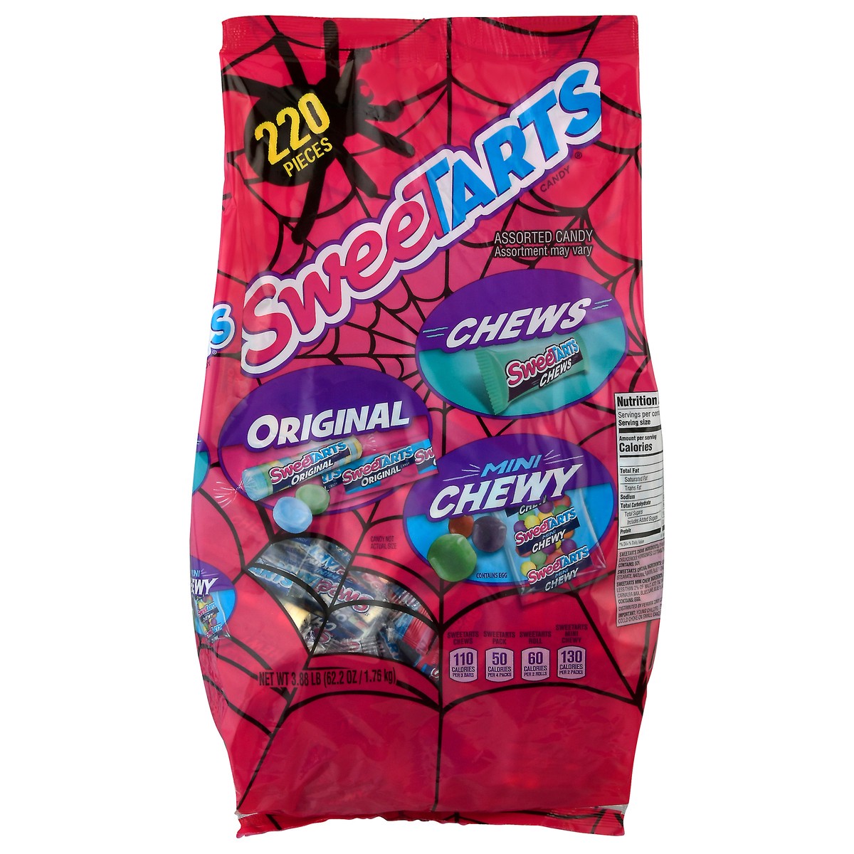 slide 1 of 14, SweeTARTS Original/Chews/Mini Chewy Assorted Candy 220 Pieces, 220 ct