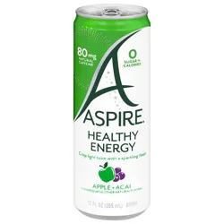 Aspire Healthy Apple + Acai Energy Drink 12 fl oz