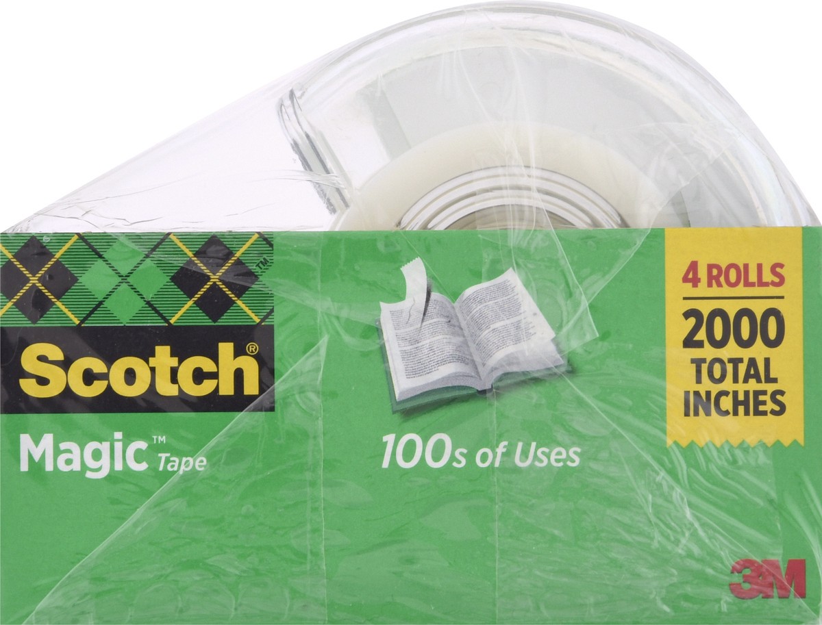 slide 8 of 10, Scotch Magic Tape 4 ea, 4 ct