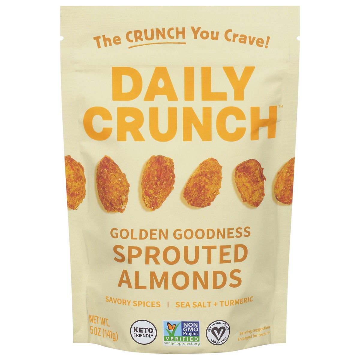slide 1 of 13, Daily Crunch Golden Goodness Sprouted Almonds 5 oz, 5 oz