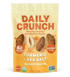 Daily Crunch Sprouted Almonds, Turmeric & Sea Salt