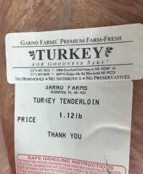 Garno Farms Turkey Tenderloin