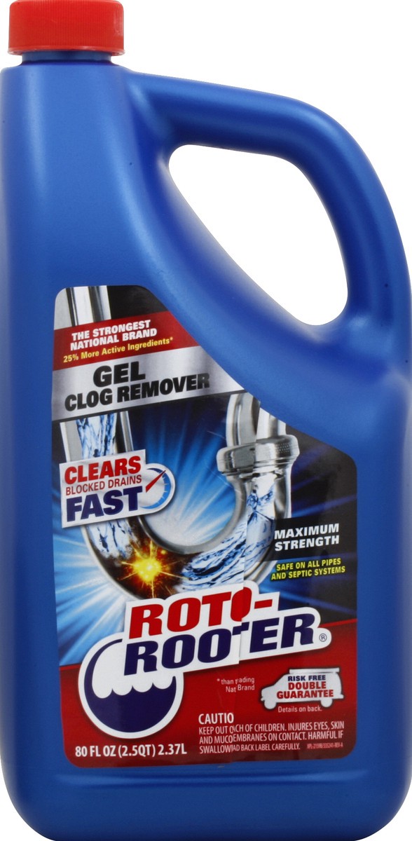 slide 2 of 2, Roto-Rooter Gel Clog Remover 80 oz, 80 oz