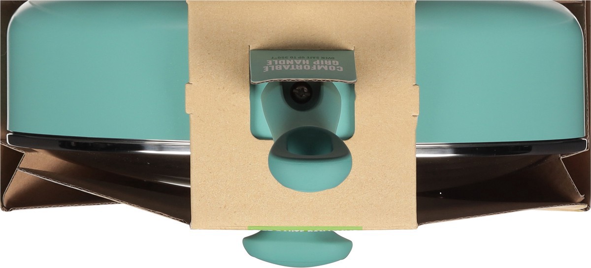slide 9 of 11, Green Life Turquoise Saute Pan 5Qt, 1 ct