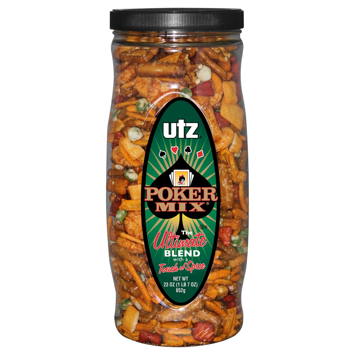 slide 1 of 10, Utz Poker Mix 23 oz, 23 oz