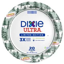 Dixie Ultra Compostable 10 Inch Plates, 20 Count