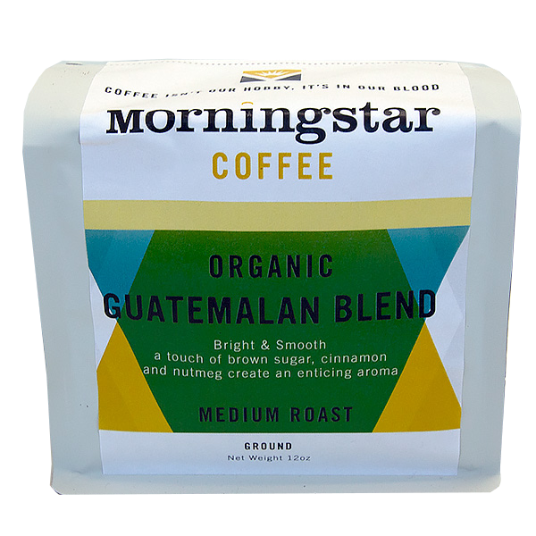slide 1 of 1, Morningstar Coffee Organic Ground Guatemalan Blend Medium Roast Coffee - 12 oz, 
