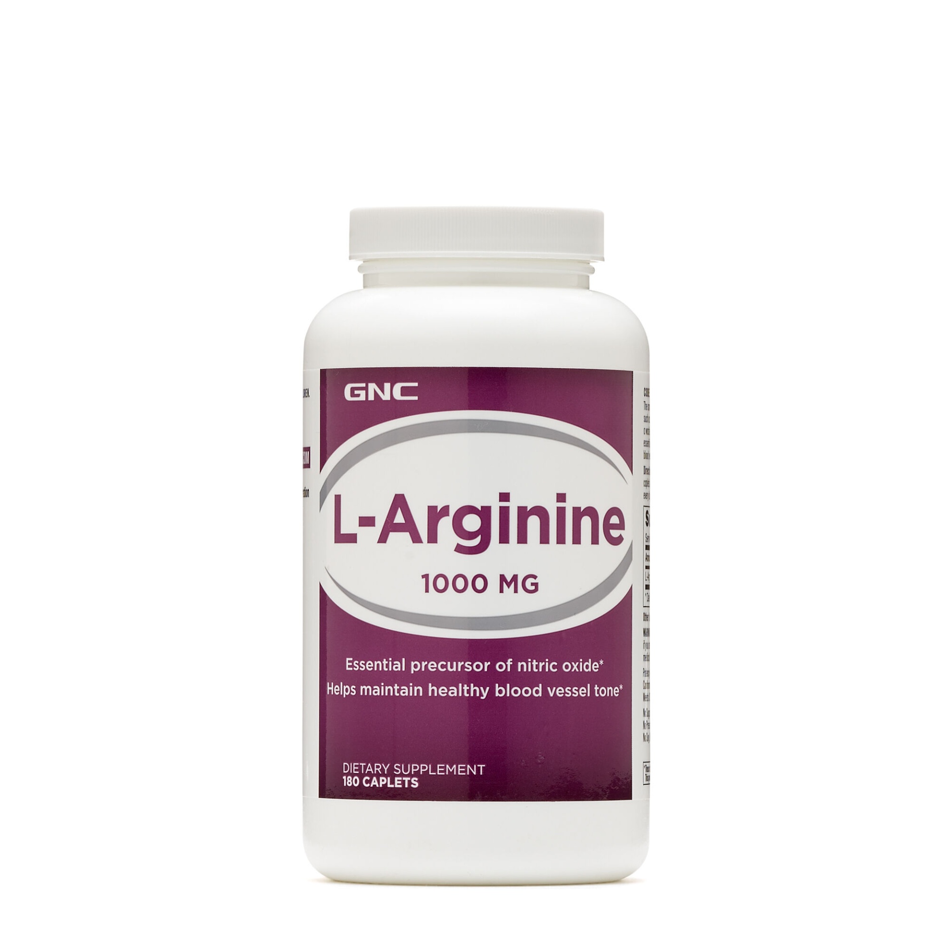 slide 1 of 1, GNC L-Arginine 1000MG, 180 ct