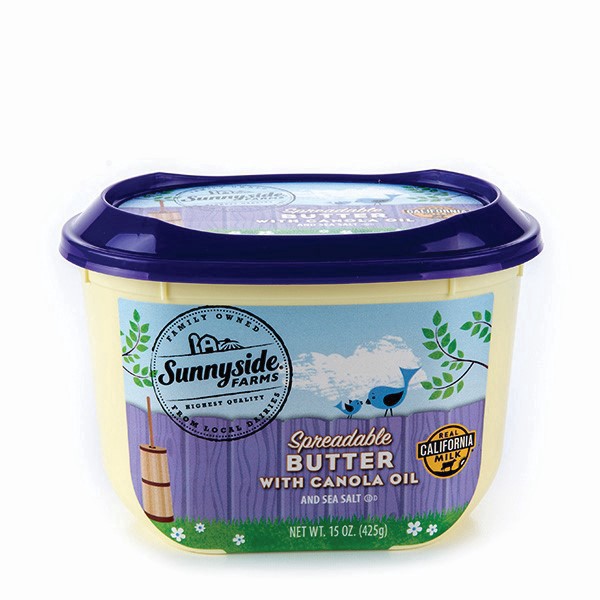 slide 1 of 1, Sunnyside Farms Spreadable Butter With Canola Oil - 15 oz, 15 oz