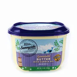 Sunnyside Farms, Spreadable Butter With Canola Oil - 15 oz