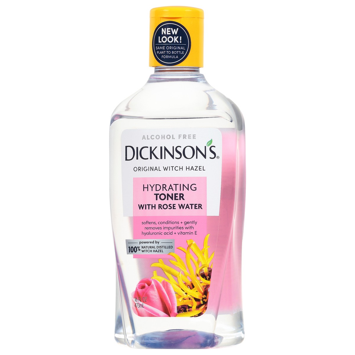 slide 5 of 9, Dickinson's Alcohol Free Hydrating Original Witch Hazel Toner with Rose Water 16 fl oz, 16 oz