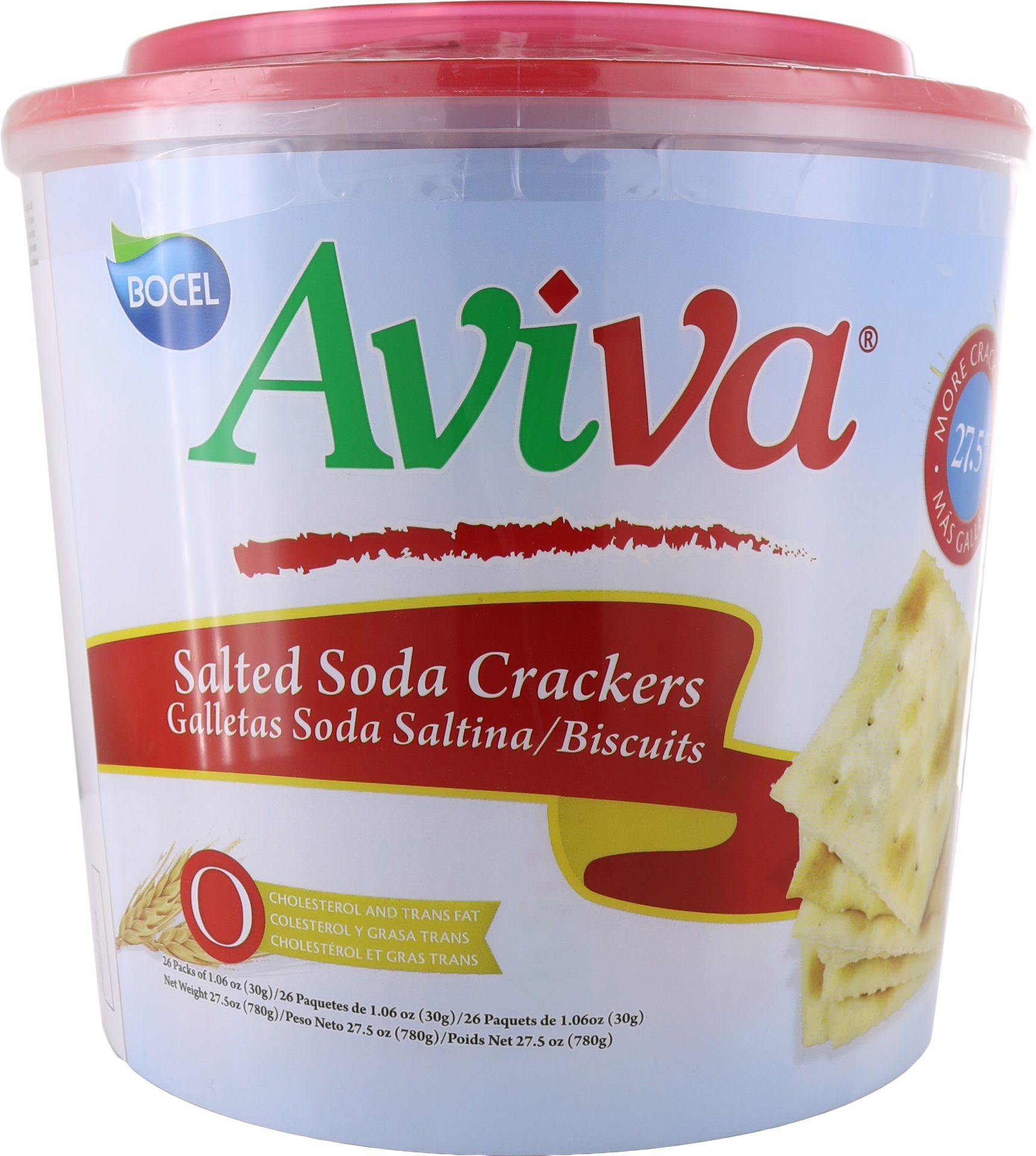 slide 1 of 1, Aviva Red Salt Crackers, 1 ct