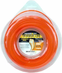 MaxPower Square-Shaped Trimmer Line - 0.095 in x 100 ft