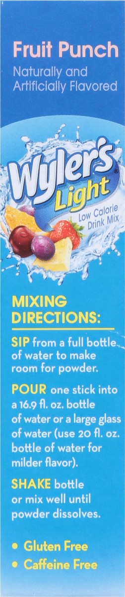 slide 3 of 9, Wyler's Light Low Calorie Fruit Punch Drink Mix - 8 ct, 8 ct