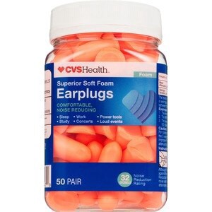 slide 1 of 1, CVS Health Superior Soft Foam Earplugs, 50 Pair, 1 ct