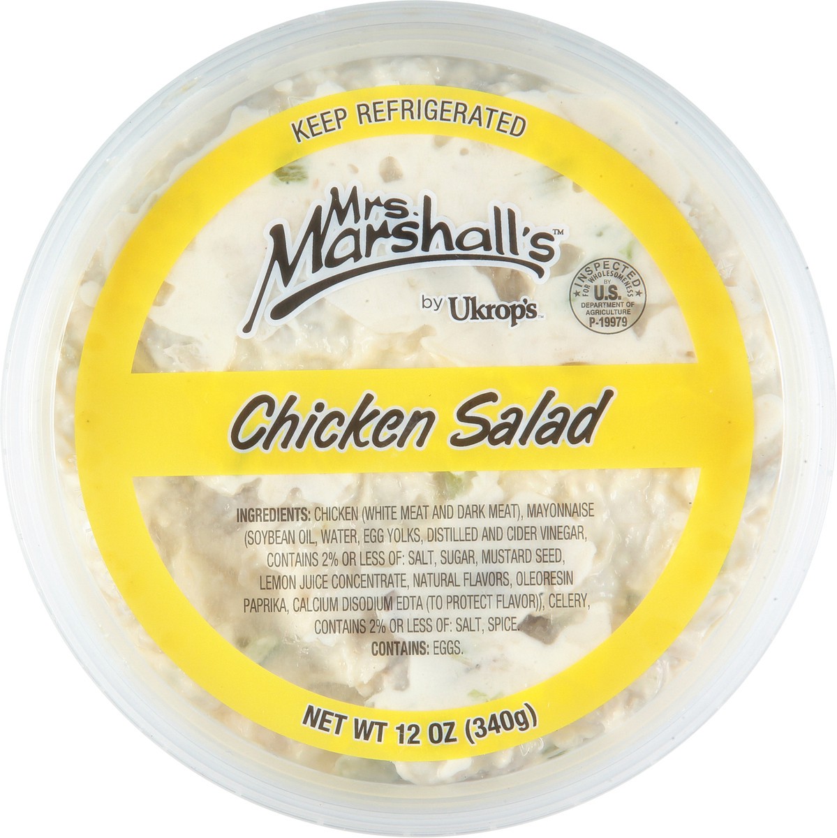 slide 9 of 13, Mrs. Marshall's Chicken Salad 12 oz, 12 oz