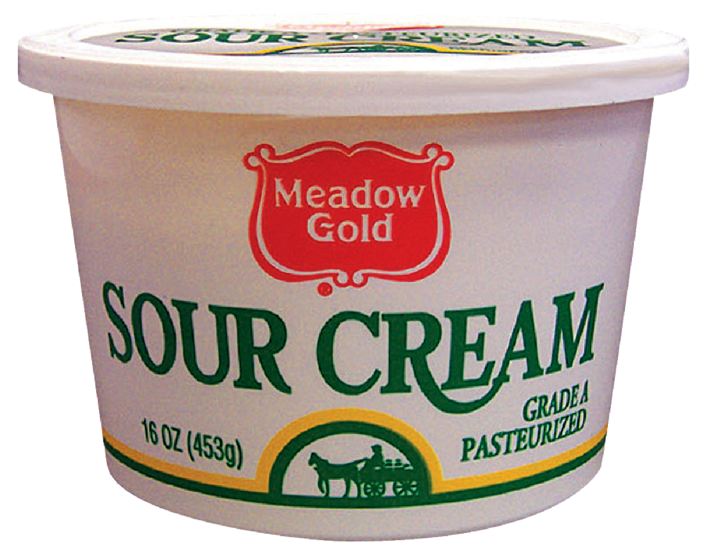 slide 1 of 7, Meadow Gold Sour Cream 16 oz, 16 oz