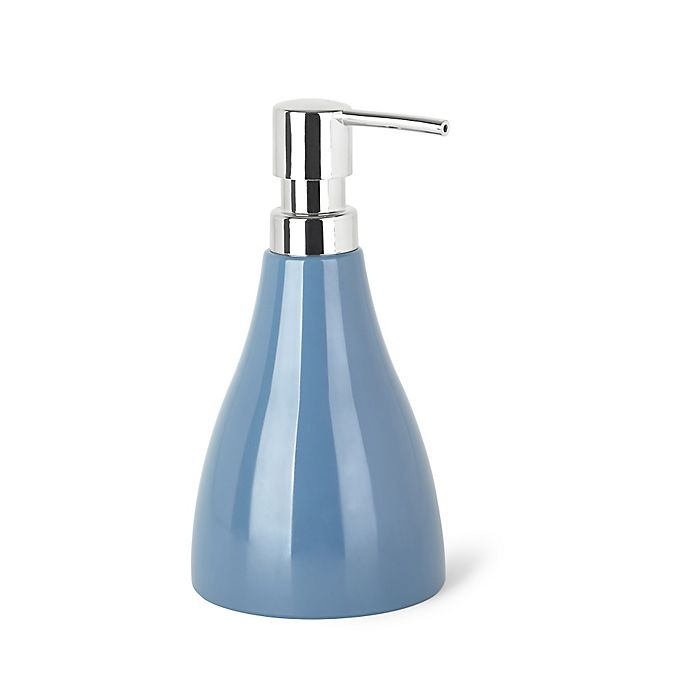 slide 1 of 1, Umbra Curvino Lotion Dispenser - Blue Mist, 1 ct