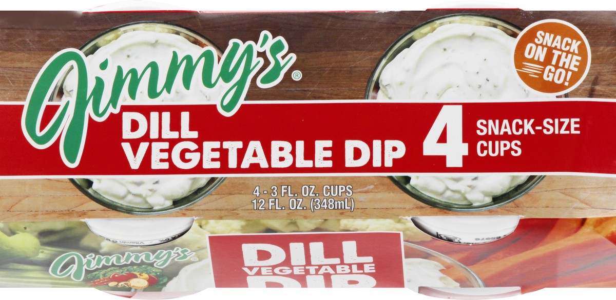 slide 4 of 10, Jimmy's Jimmys Vegetable Dip, Dill 4-3 Fl Oz, 12 fl oz