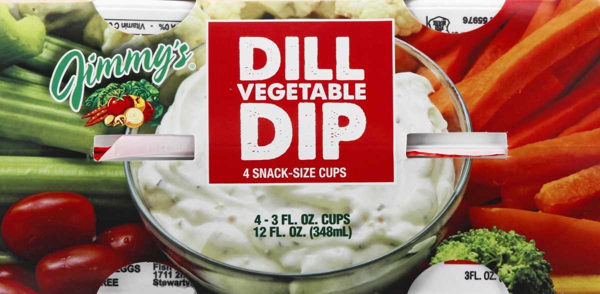 slide 6 of 10, Jimmy's Jimmys Vegetable Dip, Dill 4-3 Fl Oz, 12 fl oz