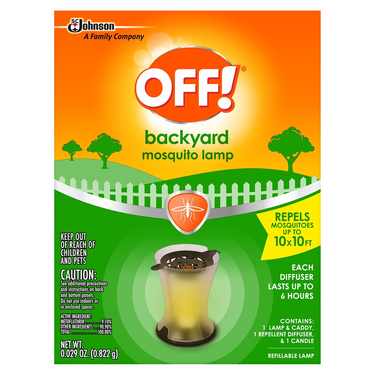 slide 1 of 5, OFF! unscented mosquito lamp 29 ounce, 0.29 oz