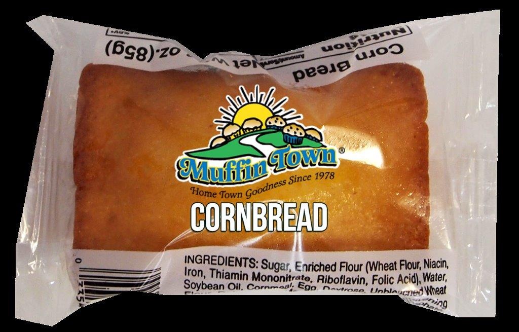 slide 1 of 1, Muffin Town Cornbread Mini Loaves, 3 oz