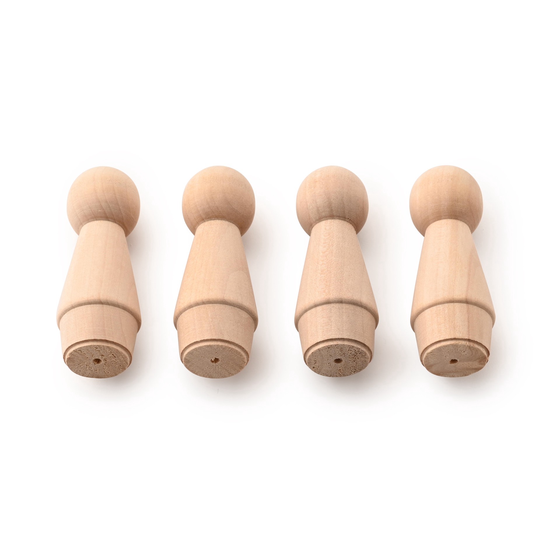 slide 3 of 3, Wooden Peg People By Creatology, 1 in
