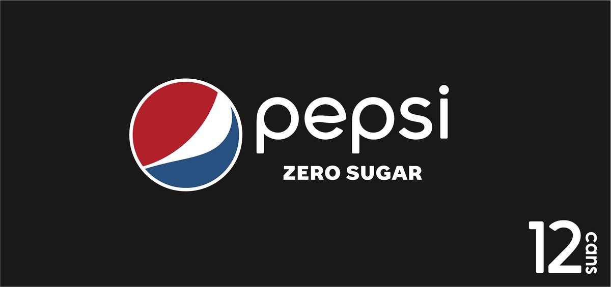 slide 9 of 11, Pepsi Zero Sugar Soda Cola 12 Fl Oz 12 Count Cans, 12 ct