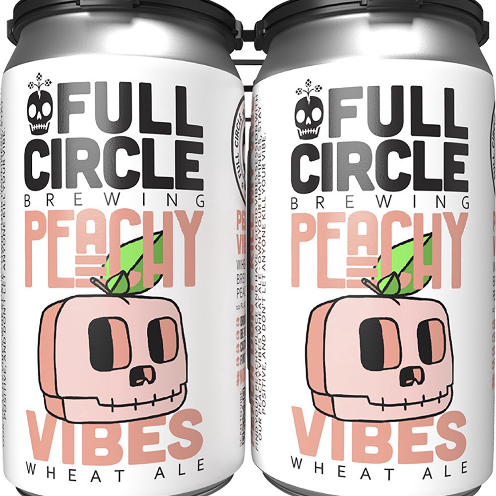 slide 1 of 1, Full Circle Peachy Vibes, 6 ct; 12 oz