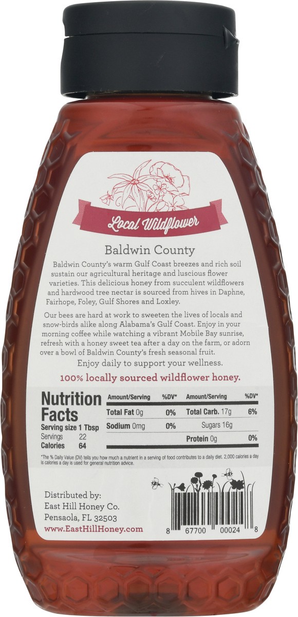 slide 5 of 9, East Hill Honey Co. Baldwin County Honey 16 oz, 16 oz