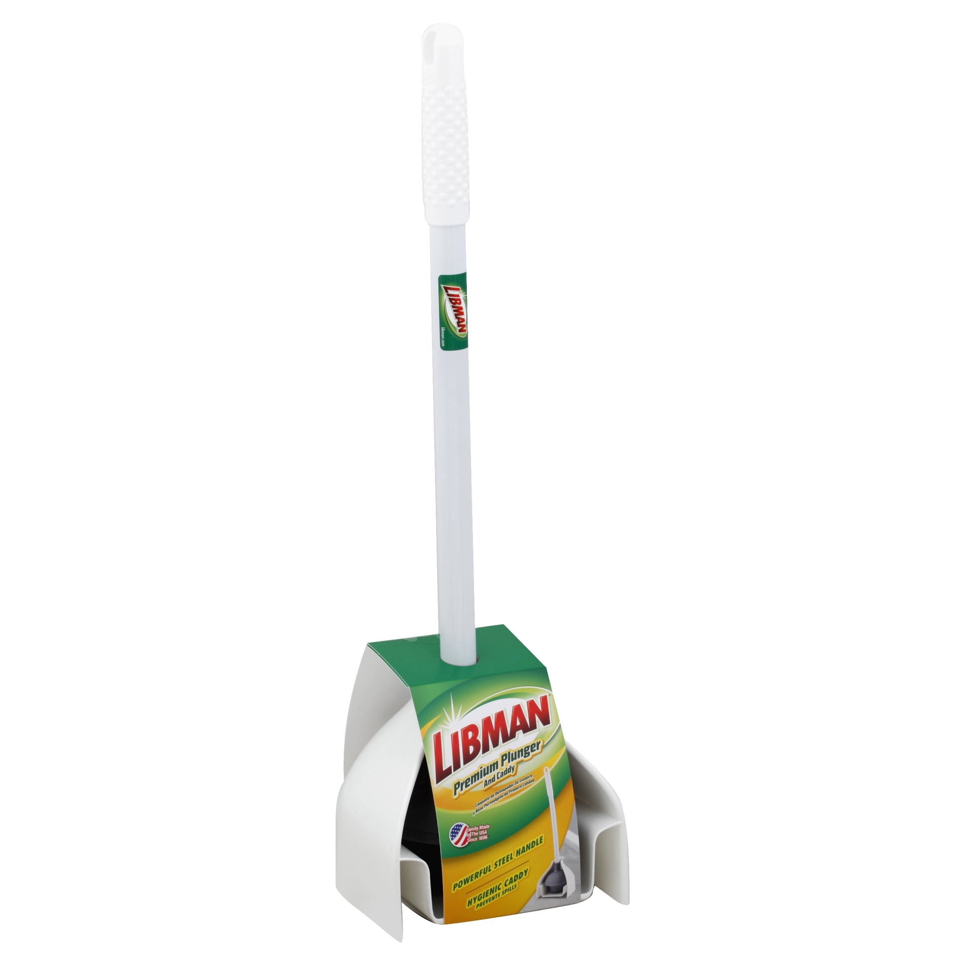 slide 1 of 2, Libman Premium Plunger and Caddy, 1 ct