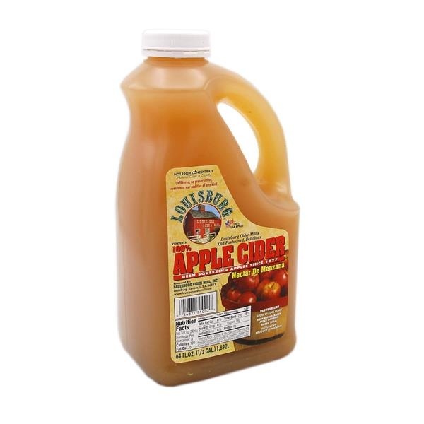 slide 1 of 1, Louisburg 100% Apple Cider - 1/2 gal, 1/2 gal