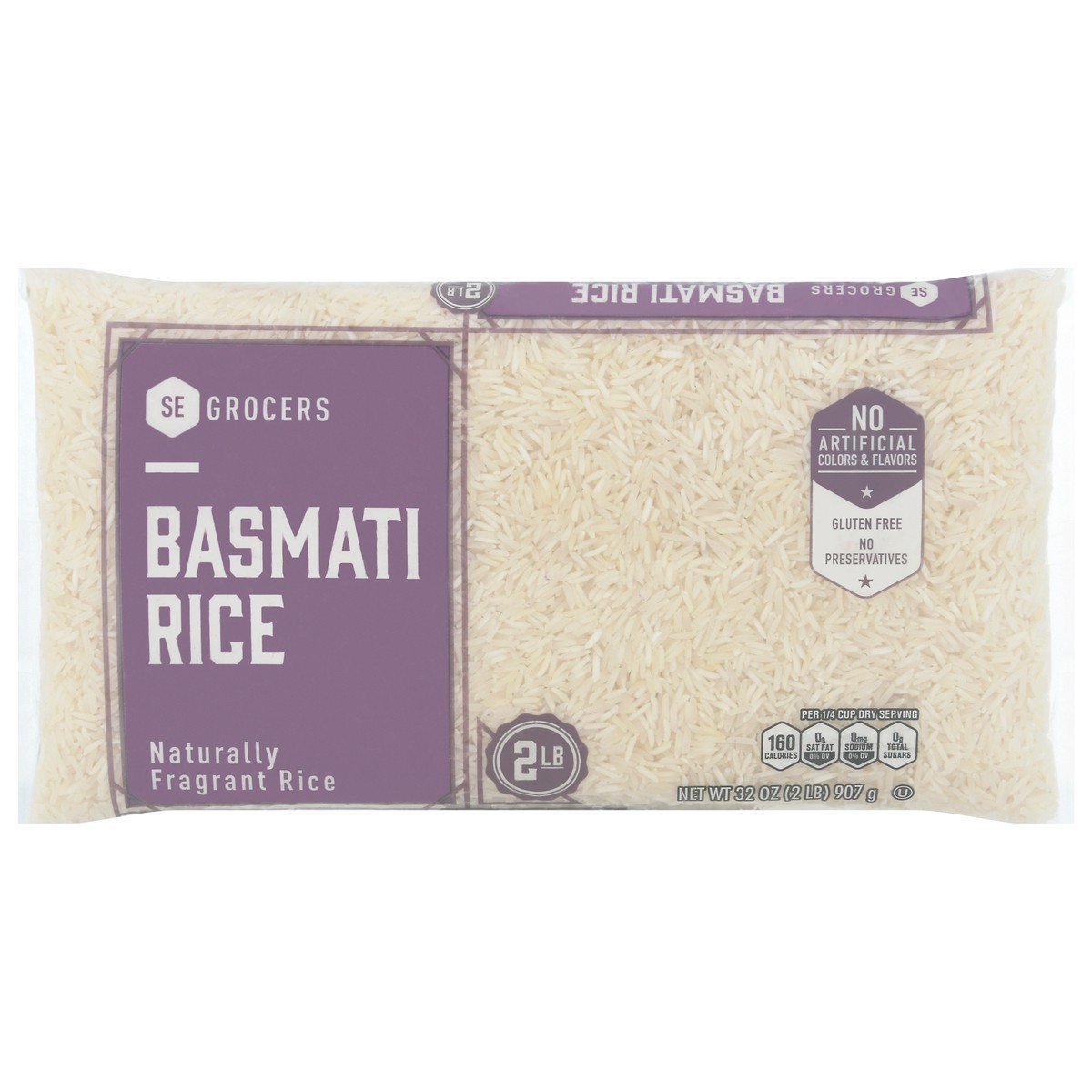 slide 1 of 14, SE Grocers  White Basmati Rice, 2 lb