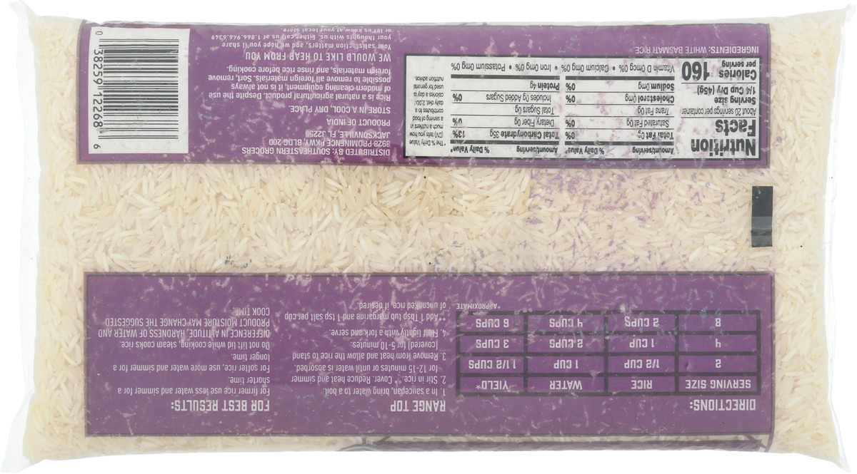 slide 14 of 14, SE Grocers  White Basmati Rice, 2 lb