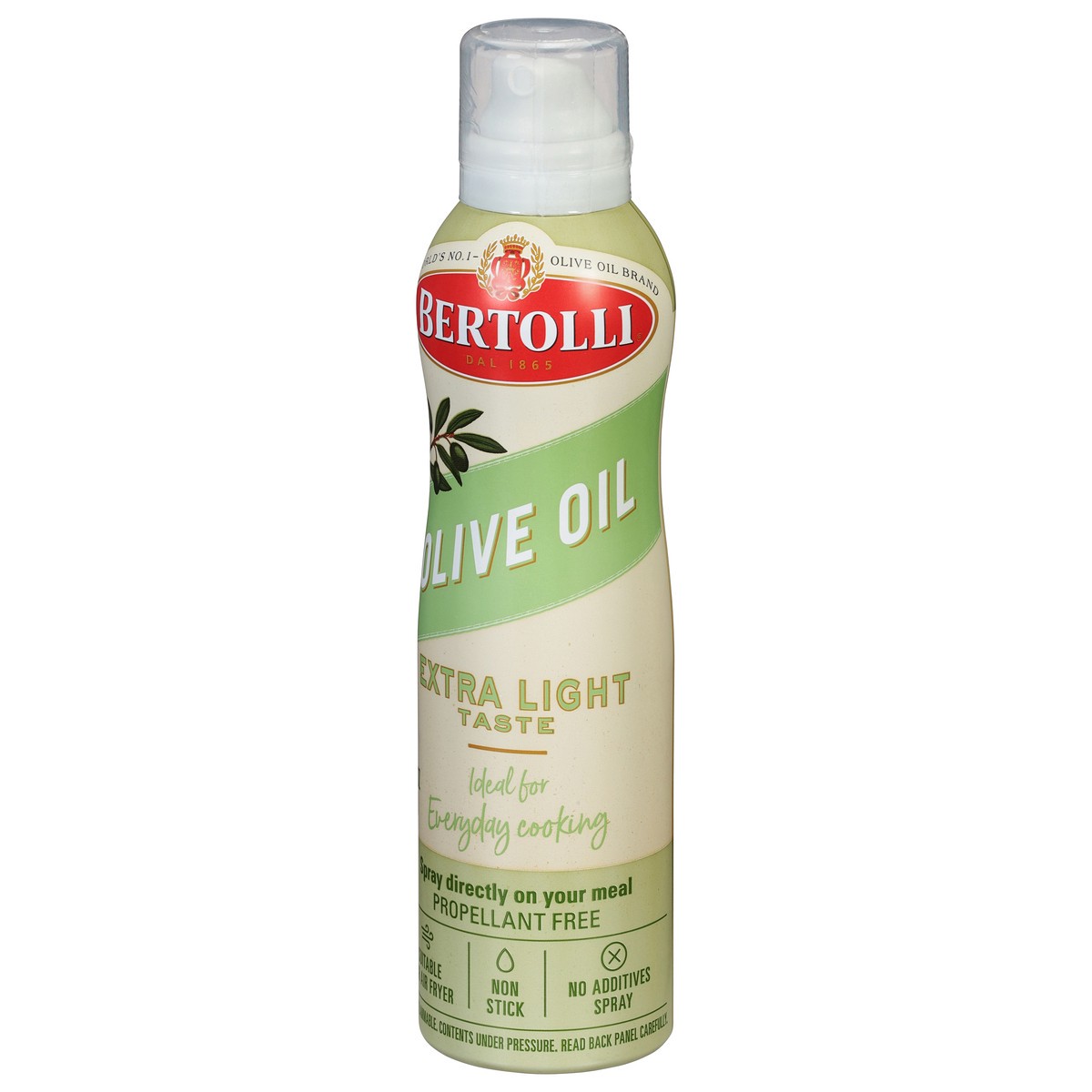 slide 5 of 13, Bertolli Spray Extra Light Taste Olive Oil 4.9 fl oz, 4.90 fl oz