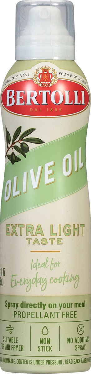 slide 10 of 13, Bertolli Spray Extra Light Taste Olive Oil 4.9 fl oz, 4.90 fl oz