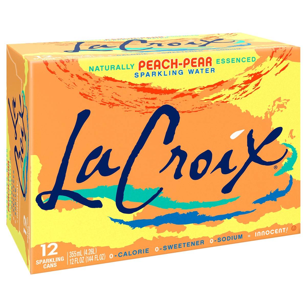 slide 5 of 10, La Croix Peach-Pear - 12 ct, 12 ct