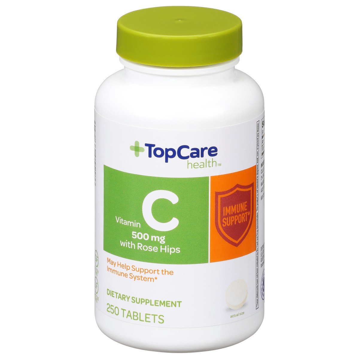 slide 5 of 14, Topcare Vitamin C 500 Mg With Rose Hips Tablets, 250 ct
