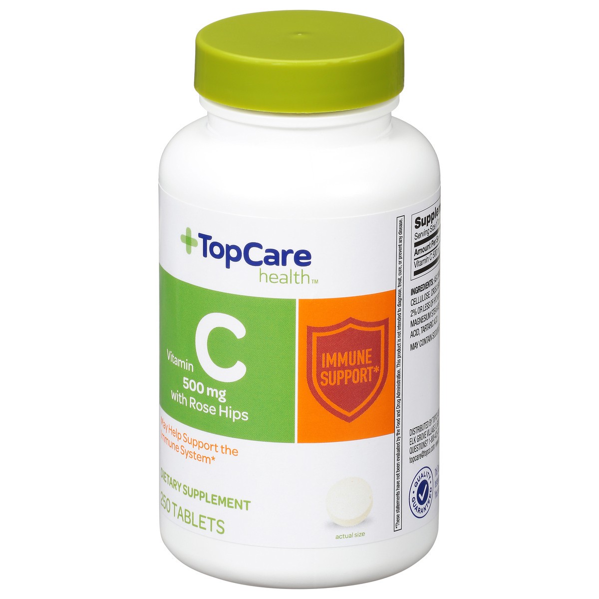 slide 13 of 14, Topcare Vitamin C 500 Mg With Rose Hips Tablets, 250 ct