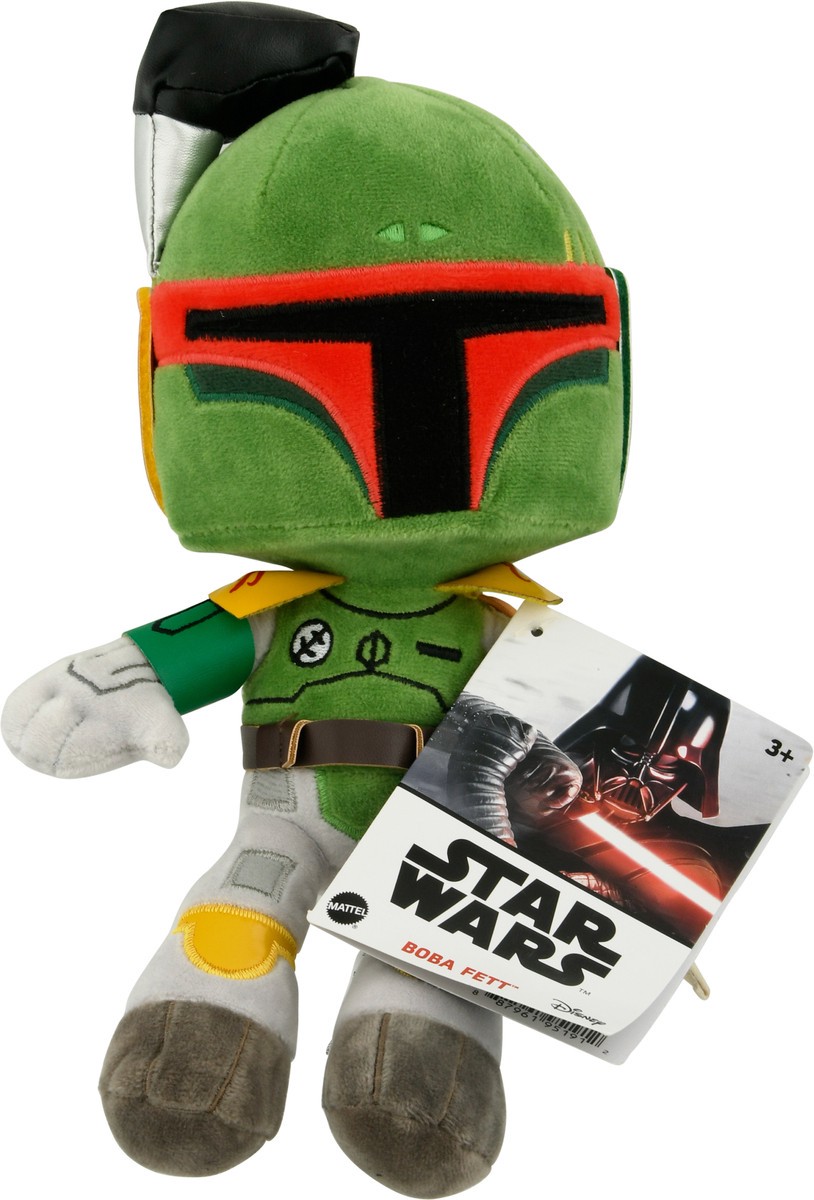 slide 2 of 9, Star Wars Boba Fett 8 Inch Plush Figure, 1 ct