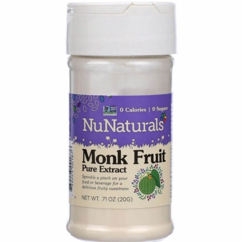 slide 1 of 1, NuNaturals Nunatural Mnk Fruit Extr Pow, 0.71 oz
