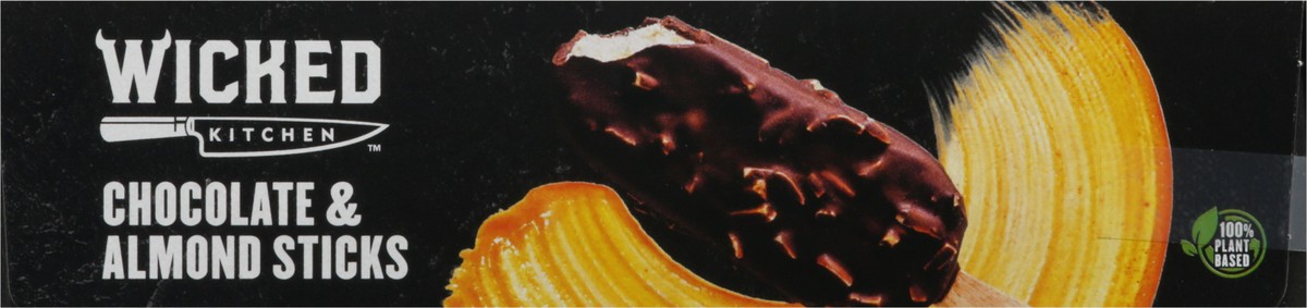 slide 4 of 9, Wicked Kitchen Kitchen Chocolate & Almond Sticks Ice Cream 3 - 3.38 fl oz Bars, 3 ct