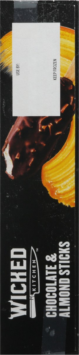 slide 8 of 9, Wicked Kitchen Kitchen Chocolate & Almond Sticks Ice Cream 3 - 3.38 fl oz Bars, 3 ct