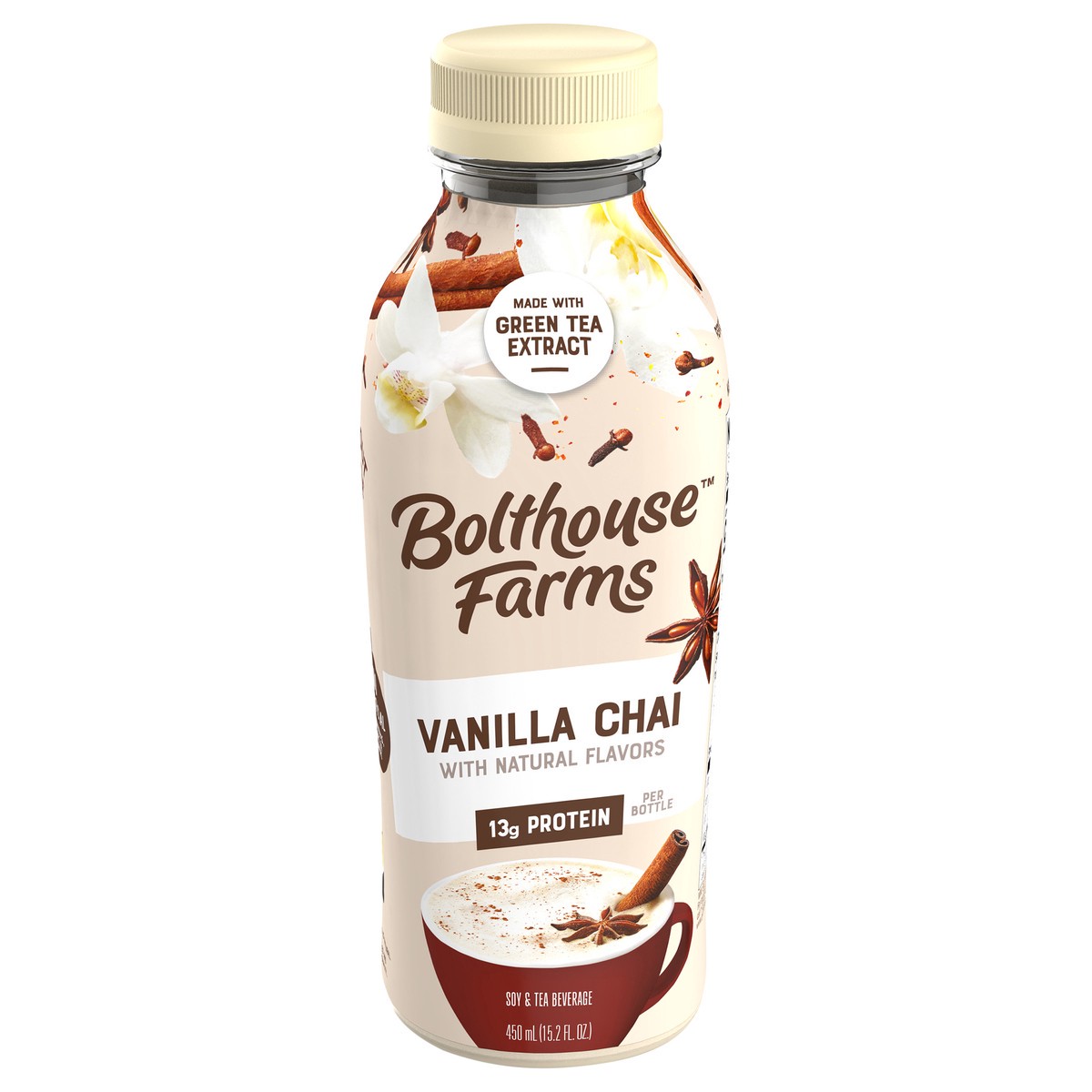slide 1 of 5, Bolthouse Farms Perfectly Protein Vanilla Chai Tea Drink, 15.2 fl. oz. Bottle, 15.2 fl oz
