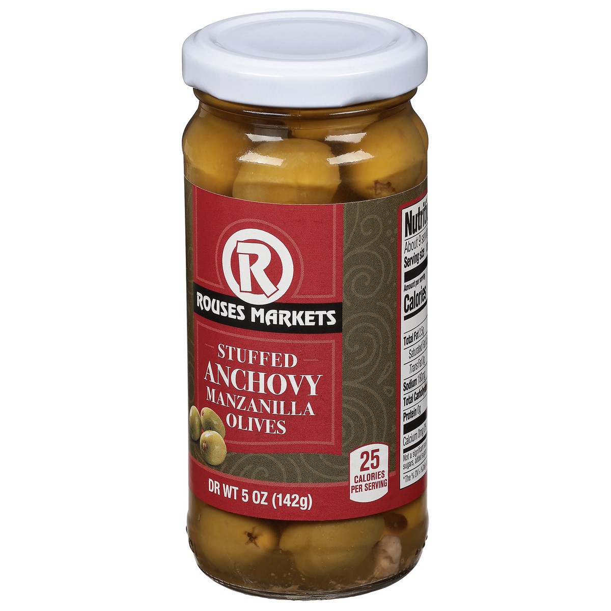 slide 2 of 12, Rouses Markets Stuffed Anchovy Manzanilla Olives 5 oz, 5 oz