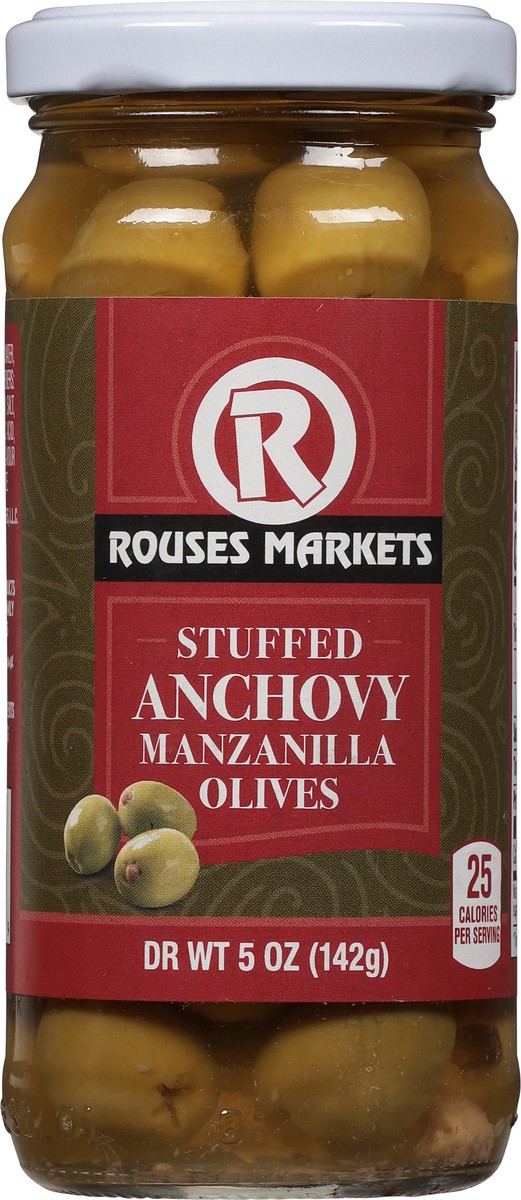 slide 12 of 12, Rouses Markets Stuffed Anchovy Manzanilla Olives 5 oz, 5 oz