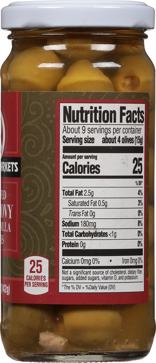 slide 8 of 12, Rouses Markets Stuffed Anchovy Manzanilla Olives 5 oz, 5 oz